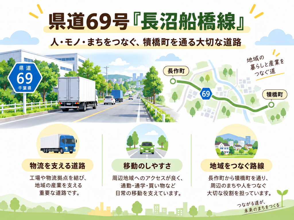 県道69号「長沼船橋線」